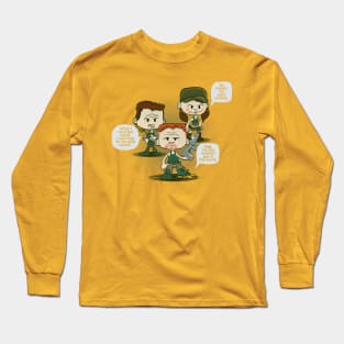 Talking Heads: Rosita, Abraham, Eugene (Clean Version) Long Sleeve T-Shirt